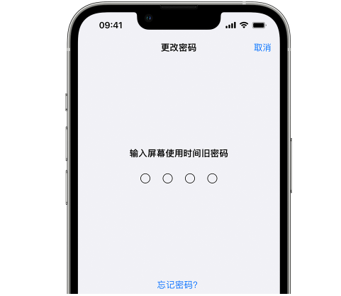 卓尼iPhone屏幕维修分享iPhone屏幕使用时间密码忘记了怎么办 